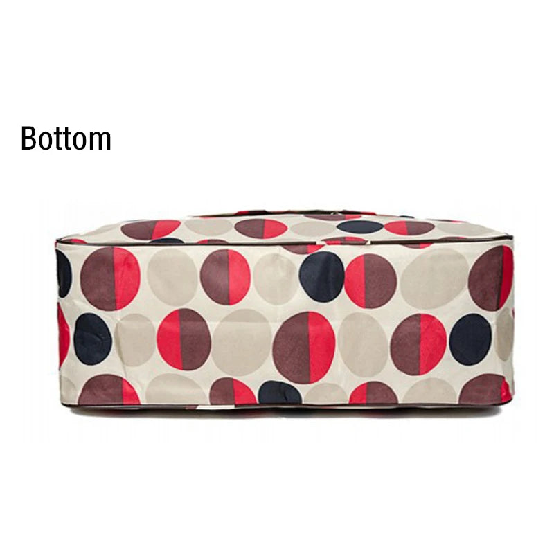Waterproof Nylon Travel Duffel Bag Print Shoulder Bag