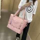 Women Travel Shoulder Bags Large Capacity Foldable Tote Luggage