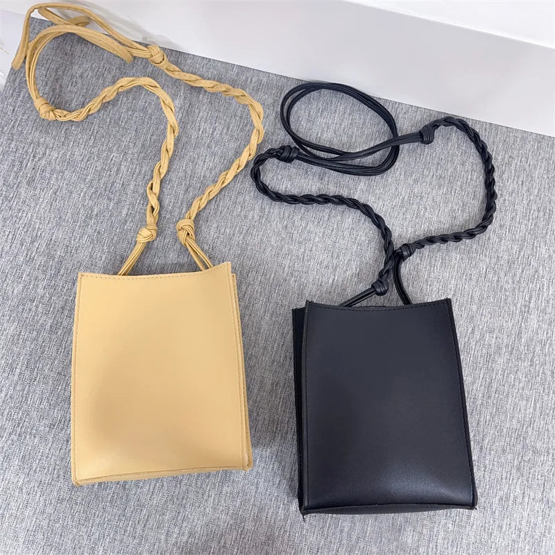 Women Vertical Handbags Pu Leather Shoulder Bag Large Capacity Crossbody Bags