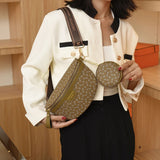 Women Waist Bag Fanny Pack Zipper Leather Crossbody Handbag