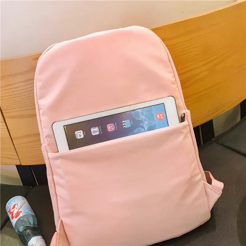 Waterproof Nylon Backpack Large Capacity Vintage Bags