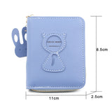 Cat Clutch Bag Letter Print Wallet Tassels Ladies Female Purse
