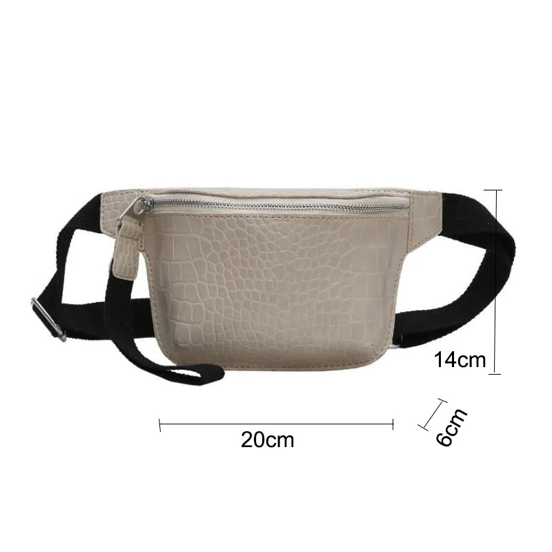 Crocodile Multicolor Messenger Chest Bag Clutch Female Handbag