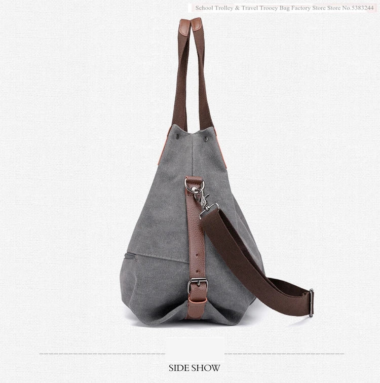 Women Canvas Handbag Casual Tote Shoulder Bags