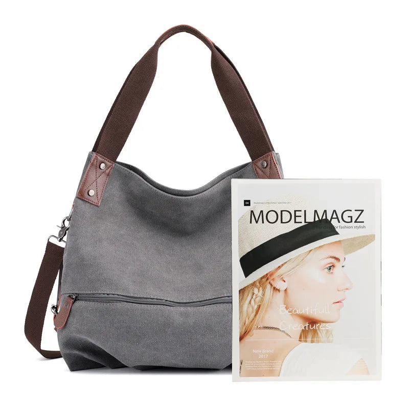 Women Canvas Handbag Casual Tote Shoulder Bags