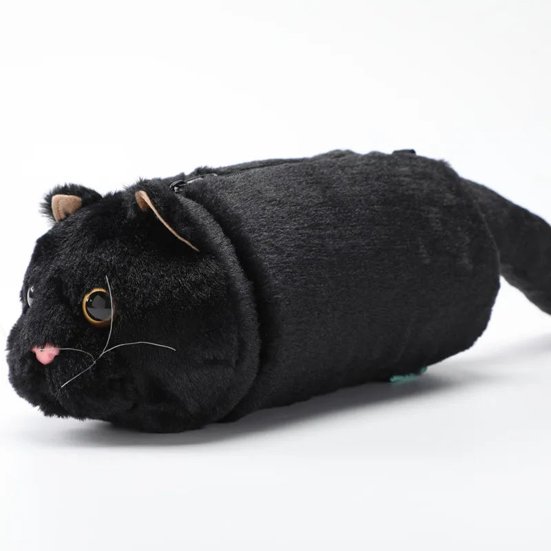 Cat Plush Shoulder Bag for Women Lady Fur Messenger Doll Mini Phone Bag
