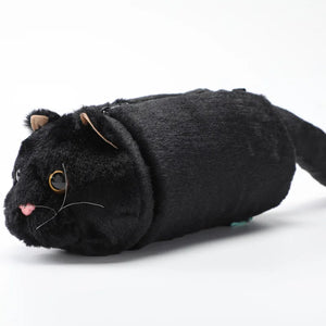 Cat Plush Shoulder Bag for Women Lady Fur Messenger Doll Mini Phone Bag