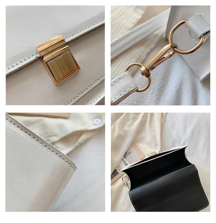 Women's Retro Shoulder Bags Square Crossbody Bags