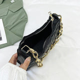 Women's Advanced Shoulder Bag Chain Handbag Large Capacity Armpit Bag