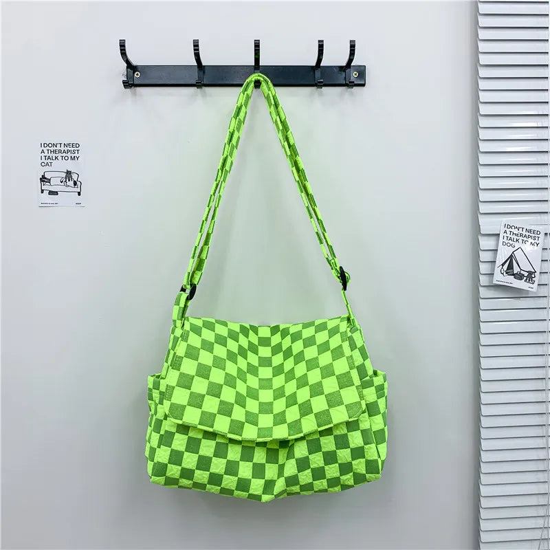 Canvas Messenger Shoulder Bag Vintage Crossbody Travel Package Cross Body Bag
