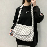 Canvas Messenger Shoulder Bag Vintage Crossbody Travel Package Cross Body Bag