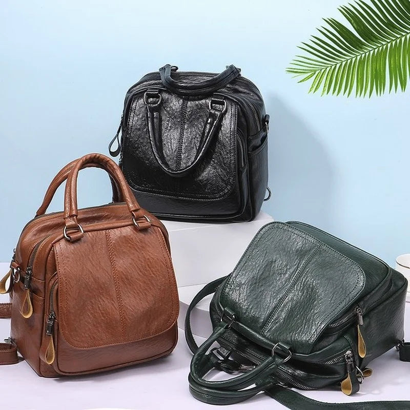 Casual Women's Mini PU Leather Backpack