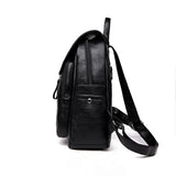 Women's Backpack Travel Large PU Leather Handbag Schoolbag For Girls