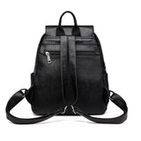 Women's Backpack Travel Large PU Leather Handbag Schoolbag For Girls