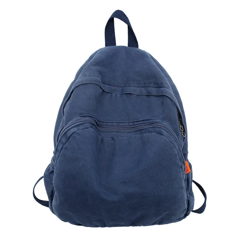 Canvas School Bags for Girls Female Student Backpacks Teenagers
