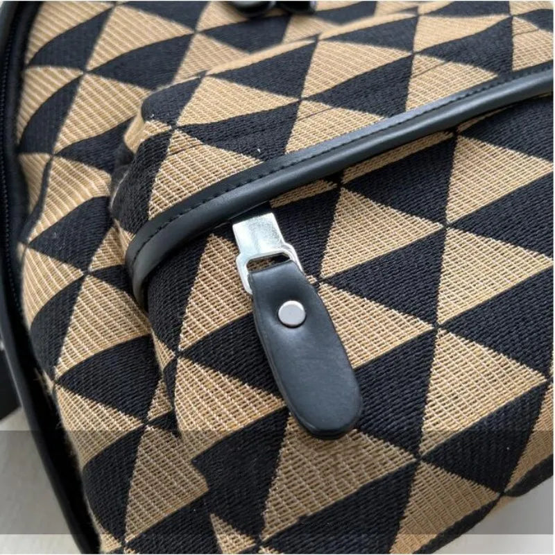 Casual Triangle Geometry Backpack Women's Bag