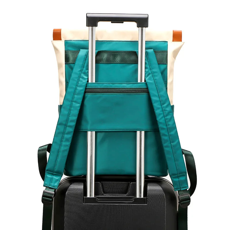 Women's Backpack Waterproof Nylon Shoulder Bag Lightweight