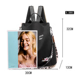 Embroidery Flower Pattern Backpack Large Capacity School Bag