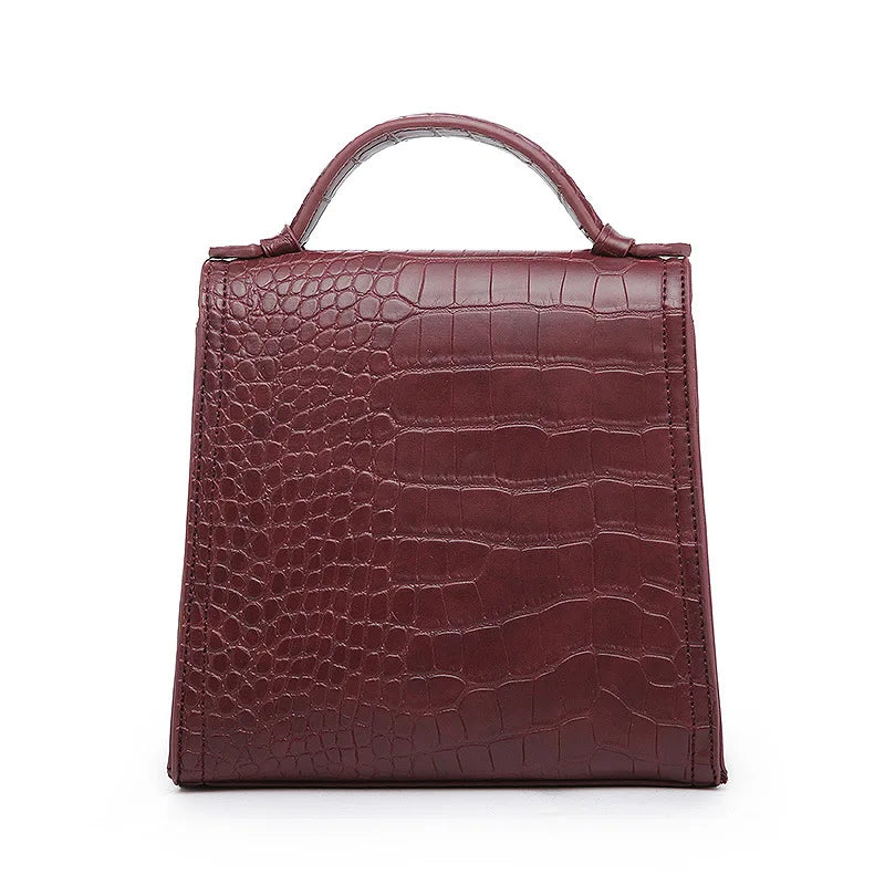 Chic Croc Shoulder Bag for Women