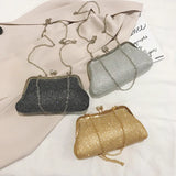 Rhinestone Evening Crossbody Bag Chain Shoulder Bag
