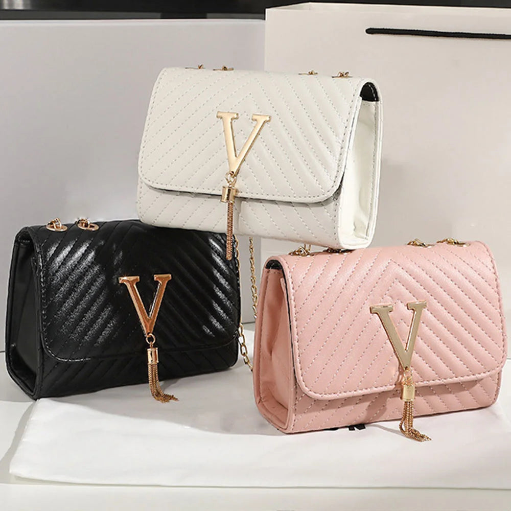 Women's Small Crossbody Shoulder Bag Sequined Causal Purse