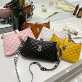 Women's Diamond Embroidered Shoulder Bag Small Square Casual Bag