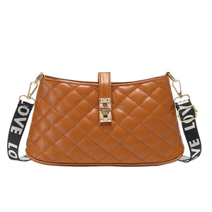 Women's Diamond Embroidered Shoulder Bag Small Square Casual Bag