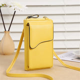 Women's PU Shoulder Bag Crossbody Purse Clutch Wallet Phone Bag