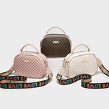 Women's PU Leather Tote Shoulder Bag for Students