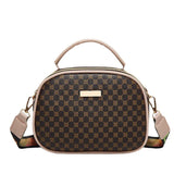 Women's PU Leather Tote Shoulder Bag for Students