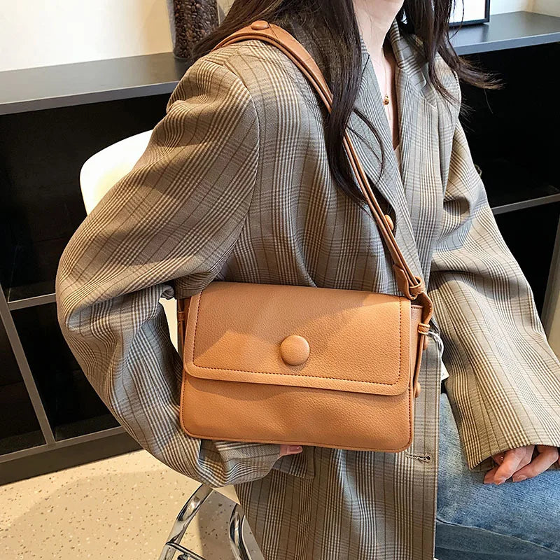 Women's Cross-Body Bag Autumn Winter Literary Single-Shoulder Bag