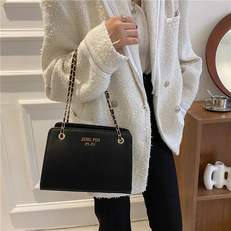 Casual Retro Chain Small Square Single Shoulder Bags For Women