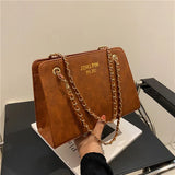 Casual Retro Chain Small Square Single Shoulder Bags For Women