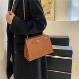 Casual Retro Chain Small Square Single Shoulder Bags For Women
