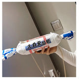 Canvas Rabbit Shoulder Bag Candy Color Messenger