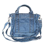 Denim Shopper Bag Streetwear Casual Evening Mini Messenger