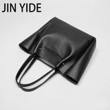 Women's Large Capacity Leather Shoulder Bag Tote
