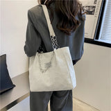 Women's Portable Shoulder Tote Bag Large Capacity Leisure Underarm