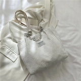 Women's Portable Shoulder Tote Bag Large Capacity Leisure Underarm