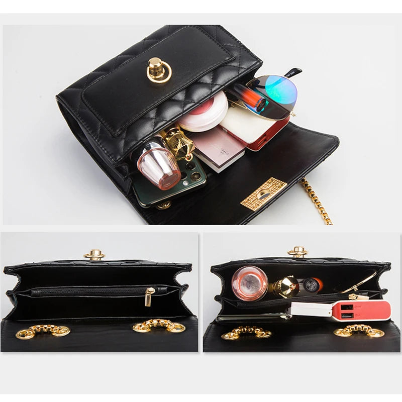Chic Leather Women's Shoulder Bag
