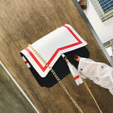 Japanese Cartoon Sakura Tassel Shoulder Bag