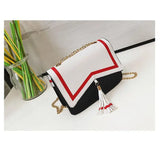 Japanese Cartoon Sakura Tassel Shoulder Bag