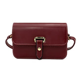 Retro Belt Buckle Small Square Bag for Women
