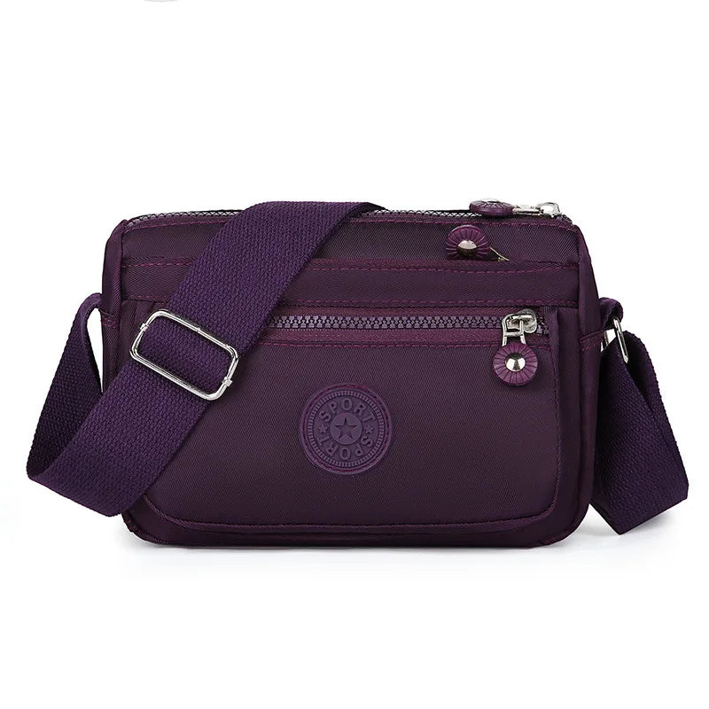 Women's Multilayer Shoulder Bag Crossbody Handbag