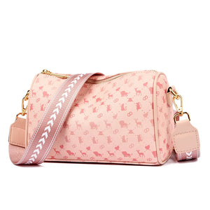 Cartoon Graffiti Small Square Bag Women's Crossbody Bag