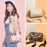 Cartoon Graffiti Small Square Bag Women's Crossbody Bag