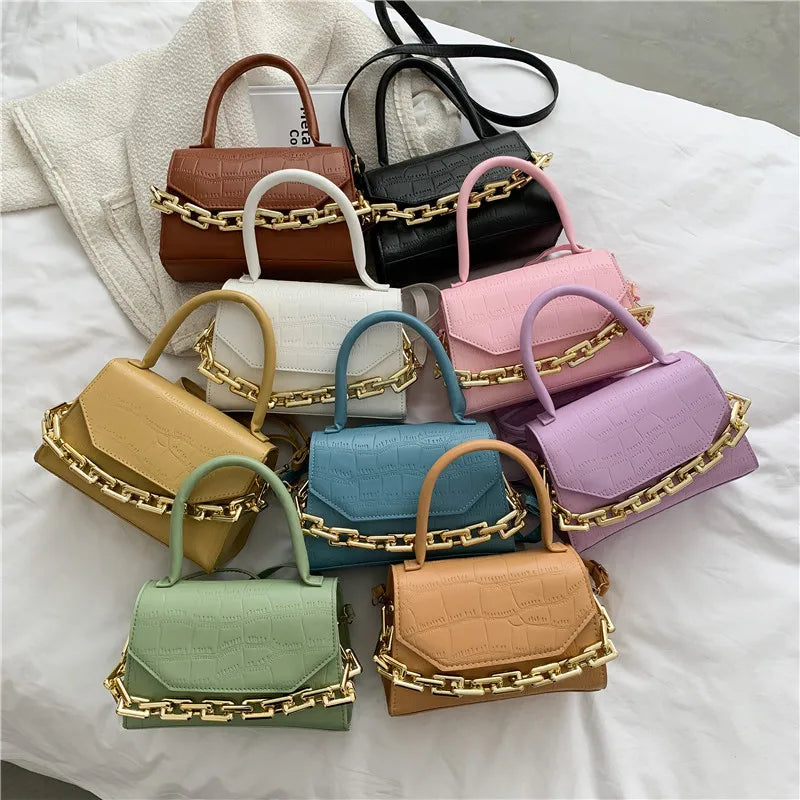 Retro Chain Shoulder Messenger Crossbody Bag Handbags Clutch Bag