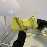 Women's One-shoulder Solid Casual Square Bag