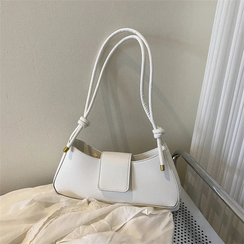 Women's One-shoulder Solid Casual Square Bag