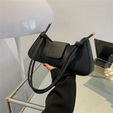 Women's One-shoulder Solid Casual Square Bag